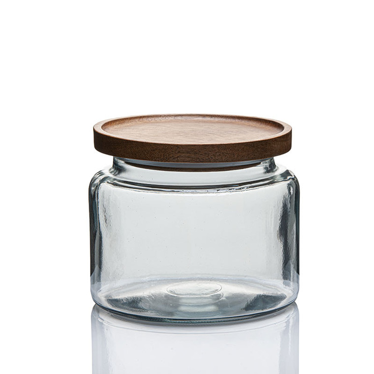 1 half qt montana jar with wood lid