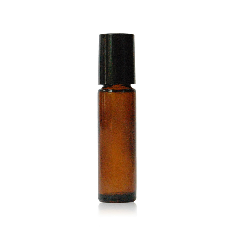 Amber Roll On Bottle with black cap