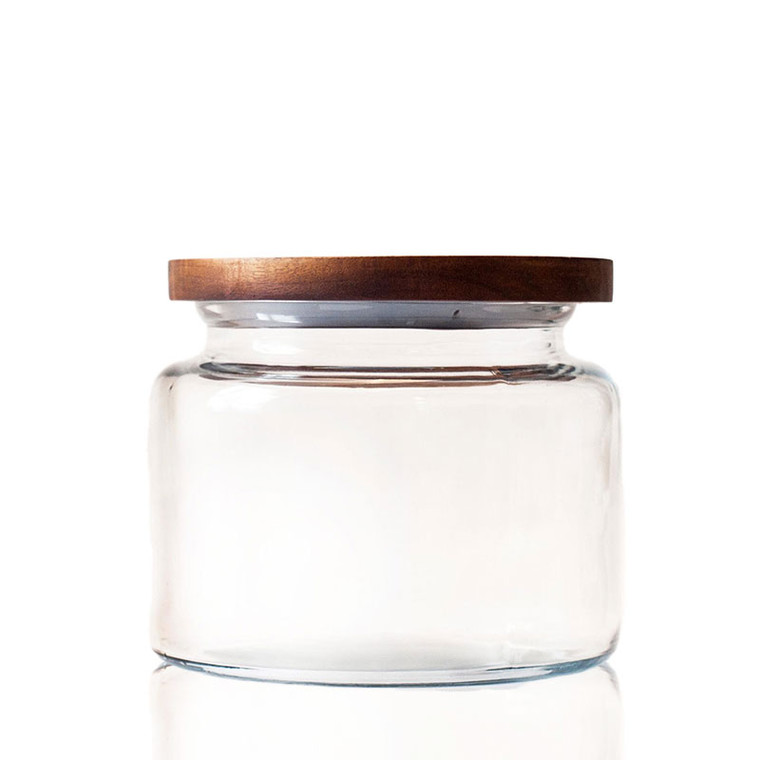 2 qt montana jar with wood lid