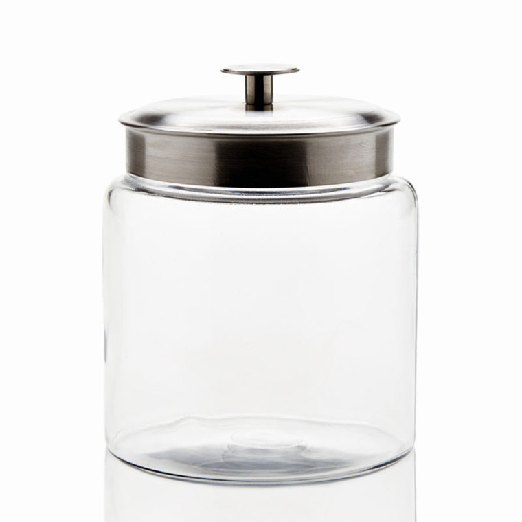 medium glass storage jar