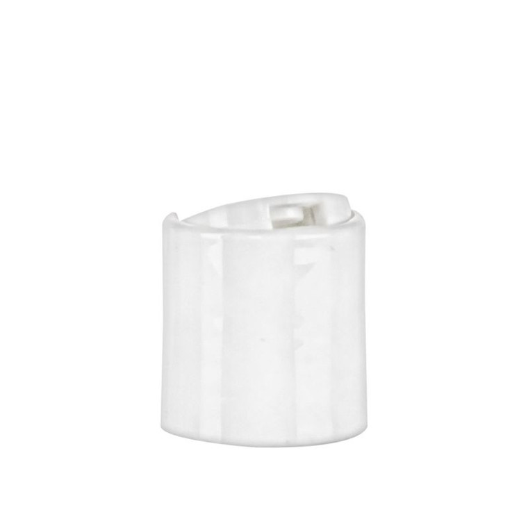 white disc cap for plastic bottle