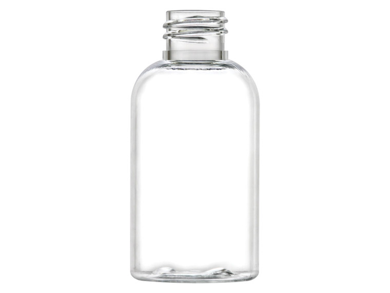 2 oz Clear PET Boston Round Bottle