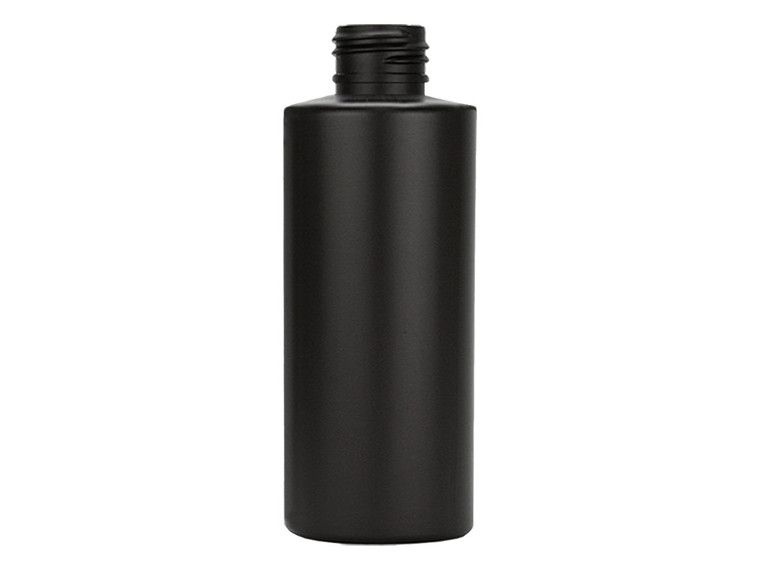 2 oz black cylinder bottle