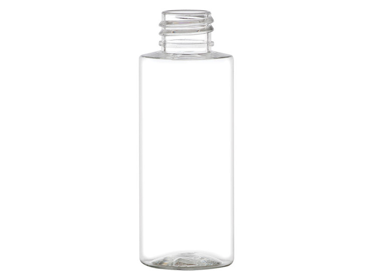 2 oz clear pet cylinder bottle