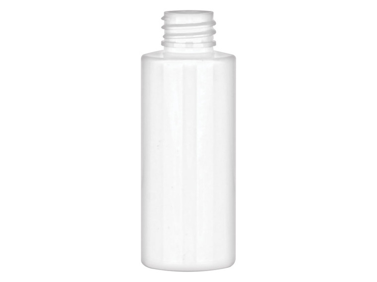 white 2 oz cylinder bottle