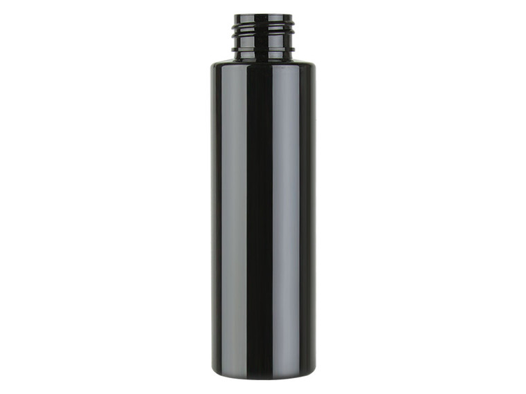black pet bottle 4 oz
