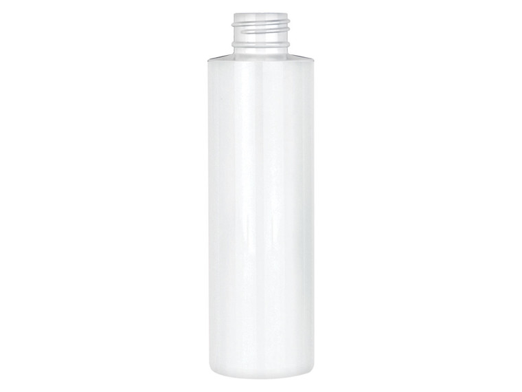 white 4 oz pet cylinder bottle