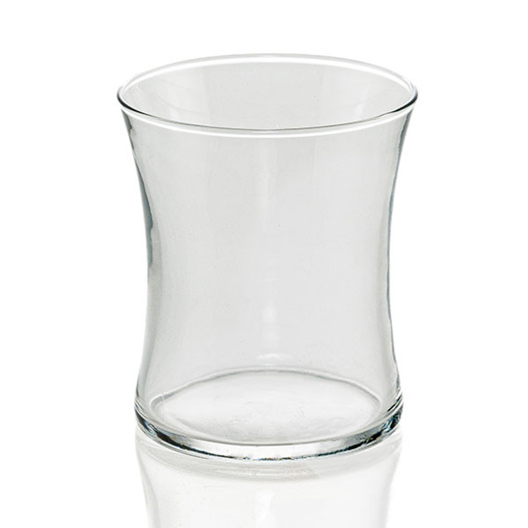hourglass candle jar