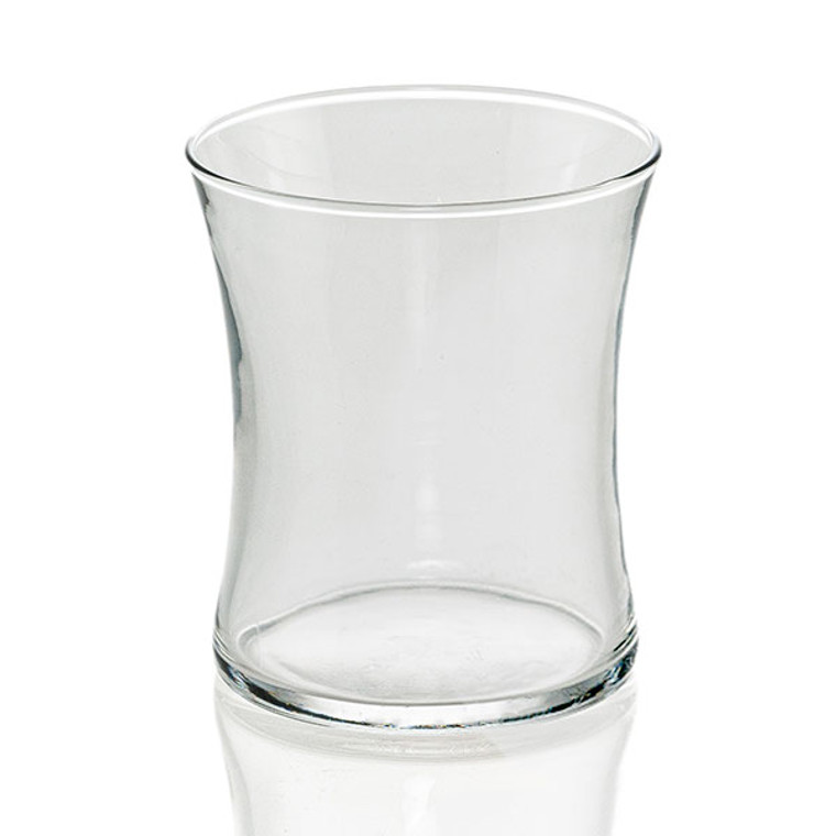 hourglass candle jar