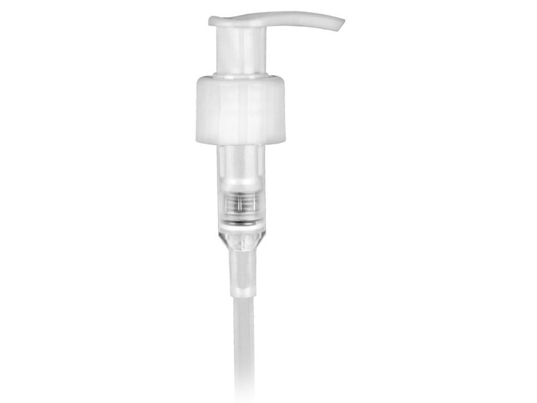 white lotion pump