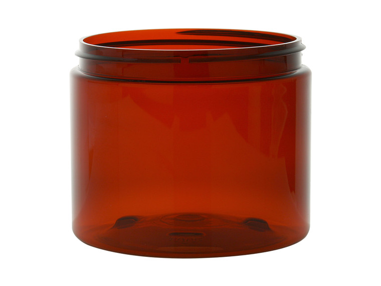16 oz Amber PET jar