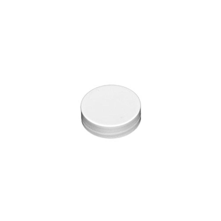 white 38-400 smooth sided cap