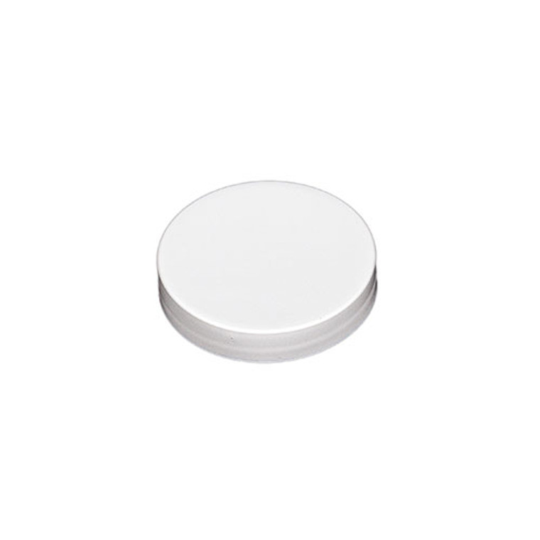 White 58-400 smooth sided cap