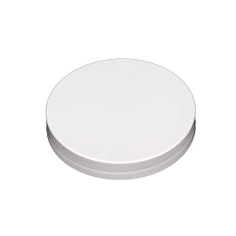 white 89-400 smooth sided cap