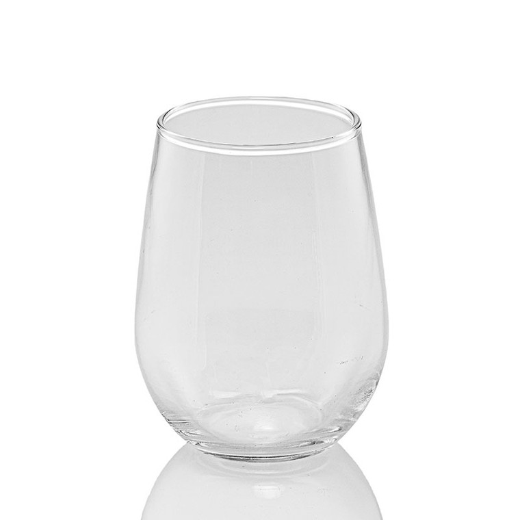 Wine glass for candle use