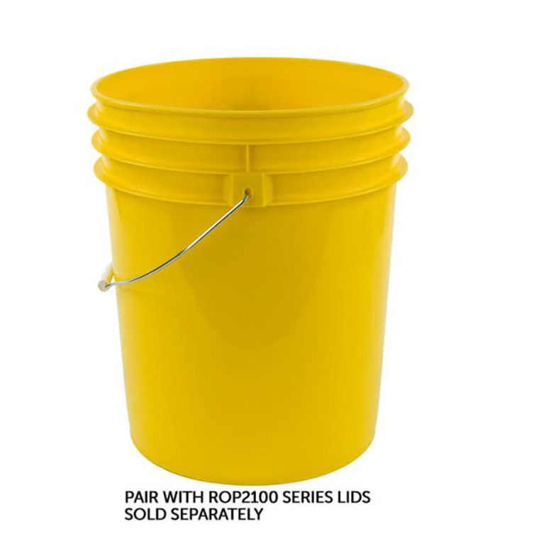 Yellow bucket for Honey